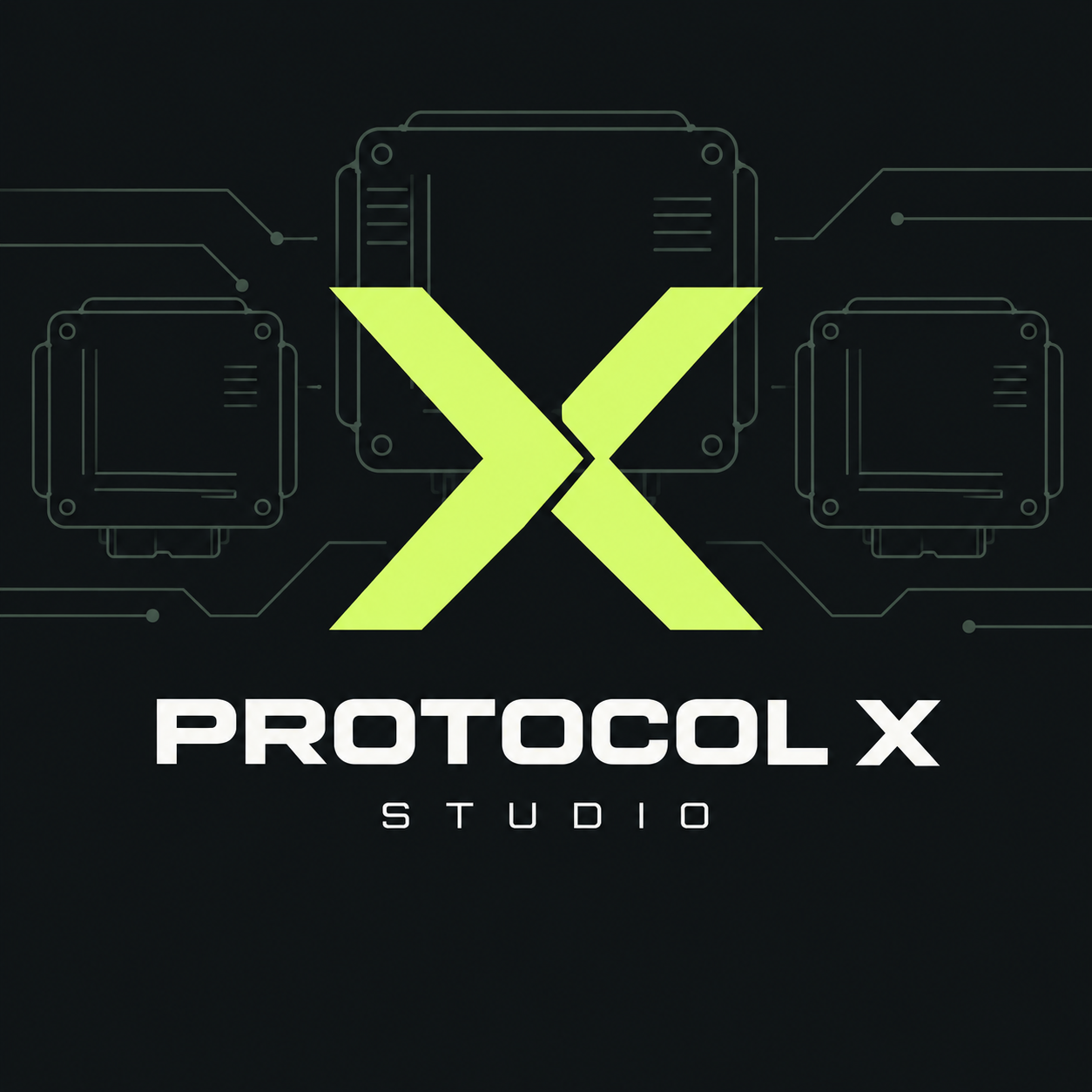 PROTOCOL X Studio — лаймовый X и электронные блоки управления